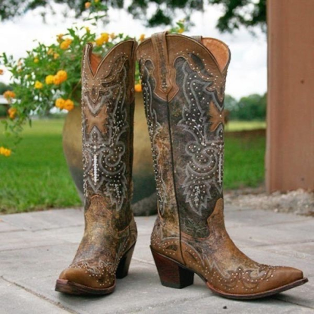 Women's Johnny Ringo Sagrada Collection Puma Brown 15" Boots JRS806-1X